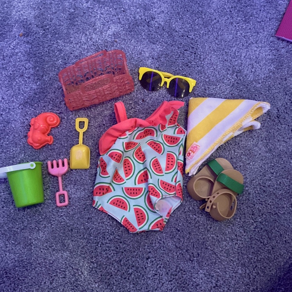 Our Generation Swimsuit Outfit for 18" Dolls - Slice of Fun